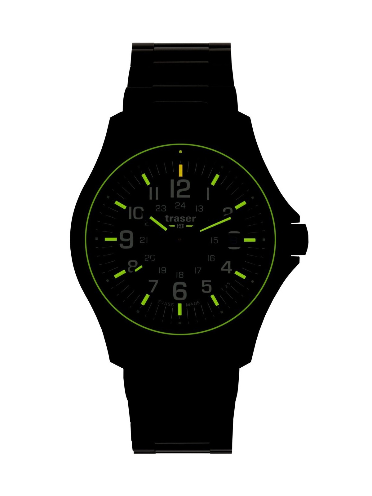 orologio uomo Traser H3 111076 Mens Watch P67 Officer Pro Khaki 42mm 10ATM