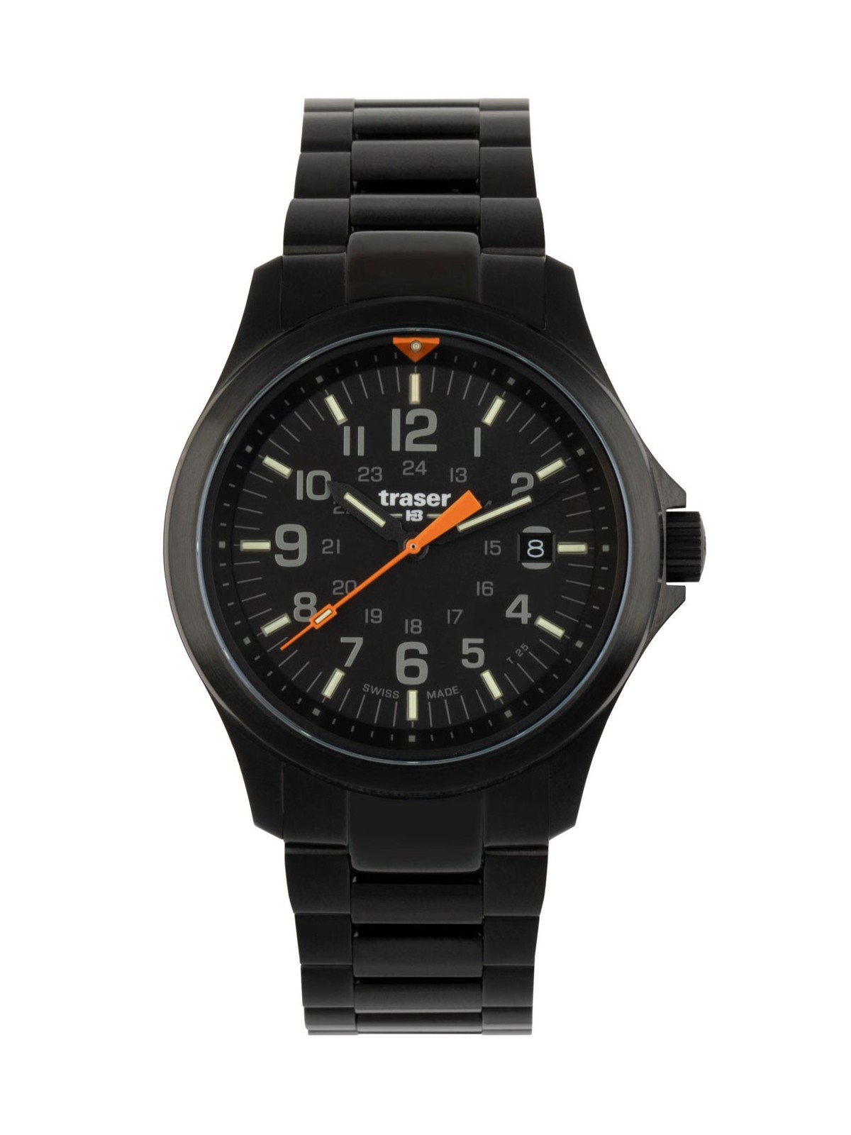 orologio uomo Traser H3 111067 Mens Watch P67 Officer Pro Black 42mm 10ATM
