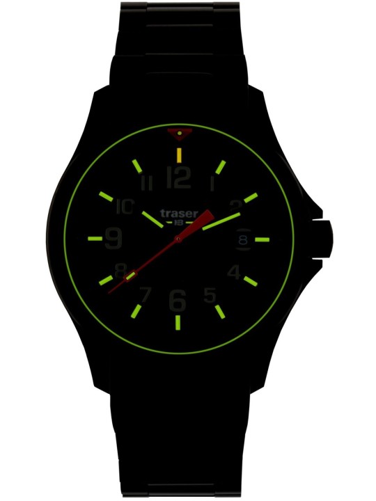 orologio uomo Traser H3 111067 Mens Watch P67 Officer Pro Black 42mm 10ATM
