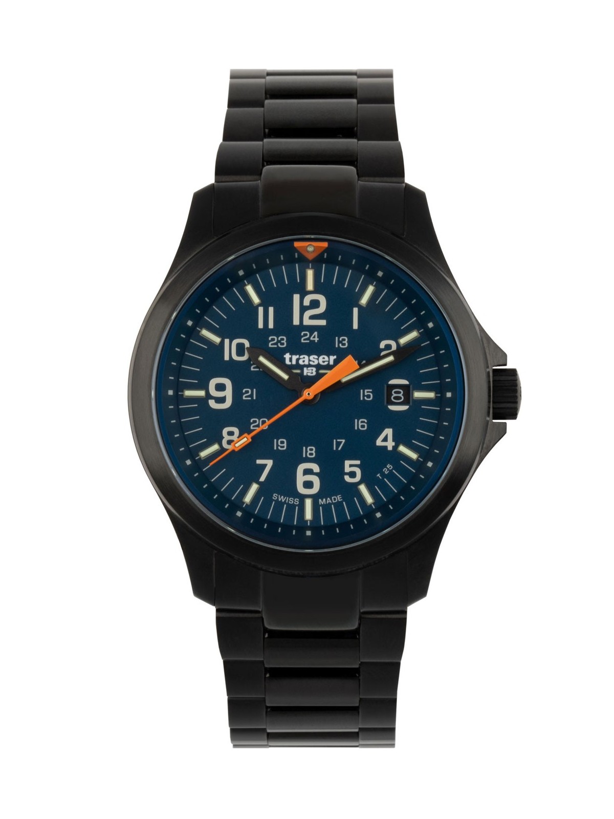 orologio uomo Traser H3 111070 Mens Watch P67 Officer Pro Blue 42mm 10ATM