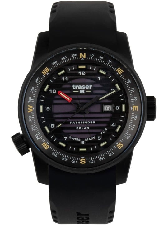 orologio uomo Traser H3 111401 Mens Watch P68 Pathfinder Solar 46mm 10ATM