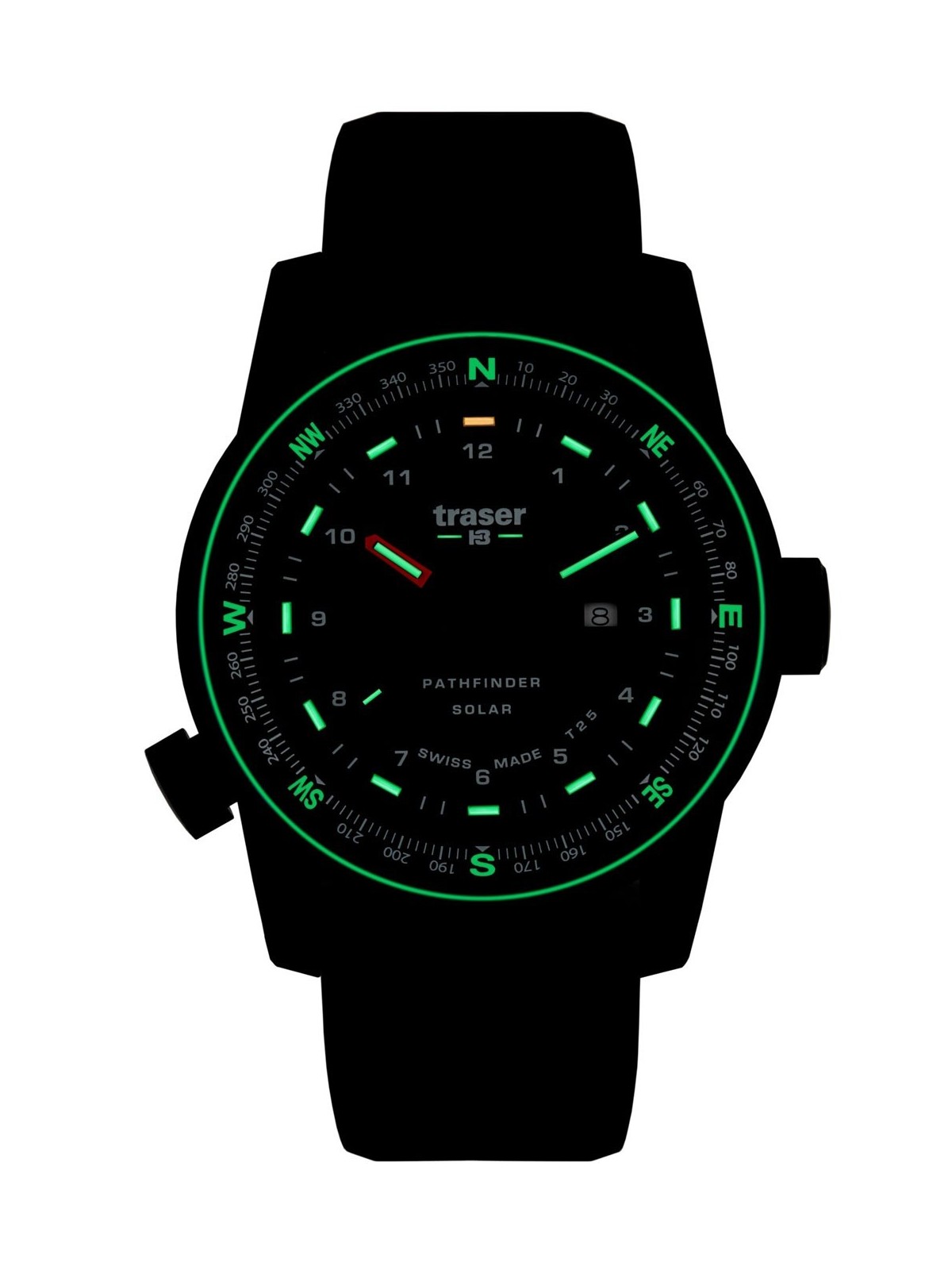 orologio uomo Traser H3 111401 Mens Watch P68 Pathfinder Solar 46mm 10ATM