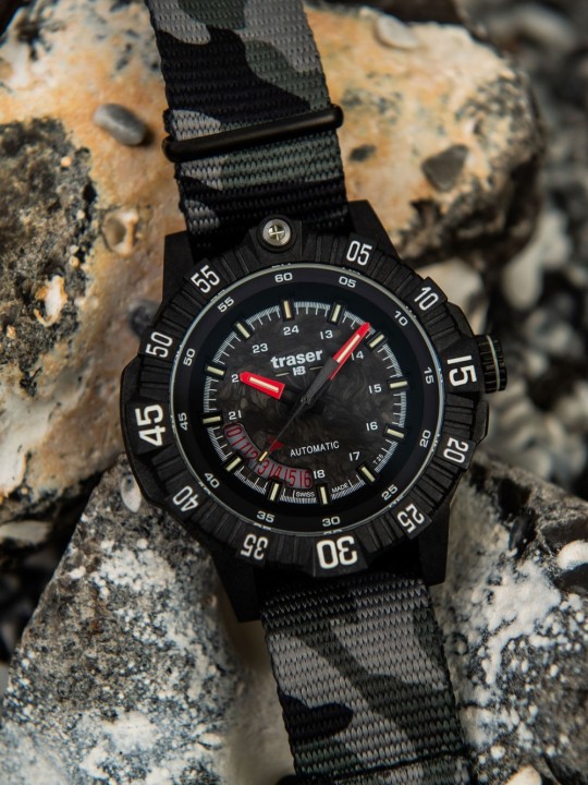 orologio uomo Traser H3 110960 Mens Watch P99 A Tactical Carbon 46mm 20ATM