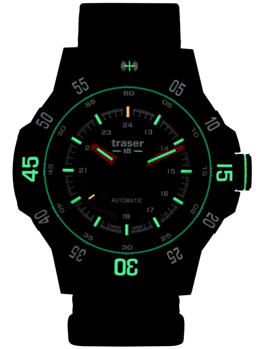 orologio uomo Traser H3 110960 Mens Watch P99 A Tactical Carbon 46mm 20ATM