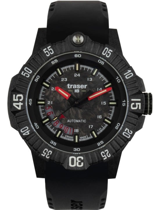 orologio uomo Traser H3 110961 Mens Watch P99 A Tactical Carbon 46mm 20ATM