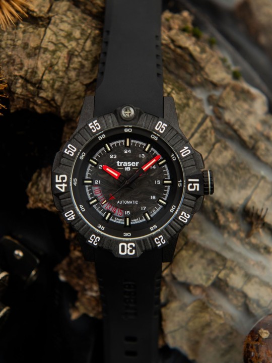 orologio uomo Traser H3 110961 Mens Watch P99 A Tactical Carbon 46mm 20ATM