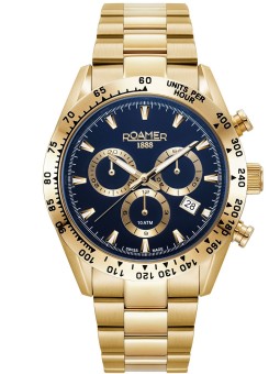 orologio uomo Roamer 850837 48 45 20 Mens Watch Monza 100 Chronograph 42mm 10ATM