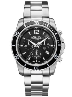 orologio uomo Roamer 862837 41 55 20 Mens Watch Nautic Chrono 100 Chronograph 43mm 10ATM