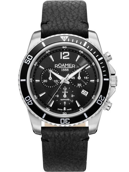 orologio uomo Roamer 862837 41 55 02 Mens Watch Nautic Chrono 100 Chronograph 43mm 10ATM