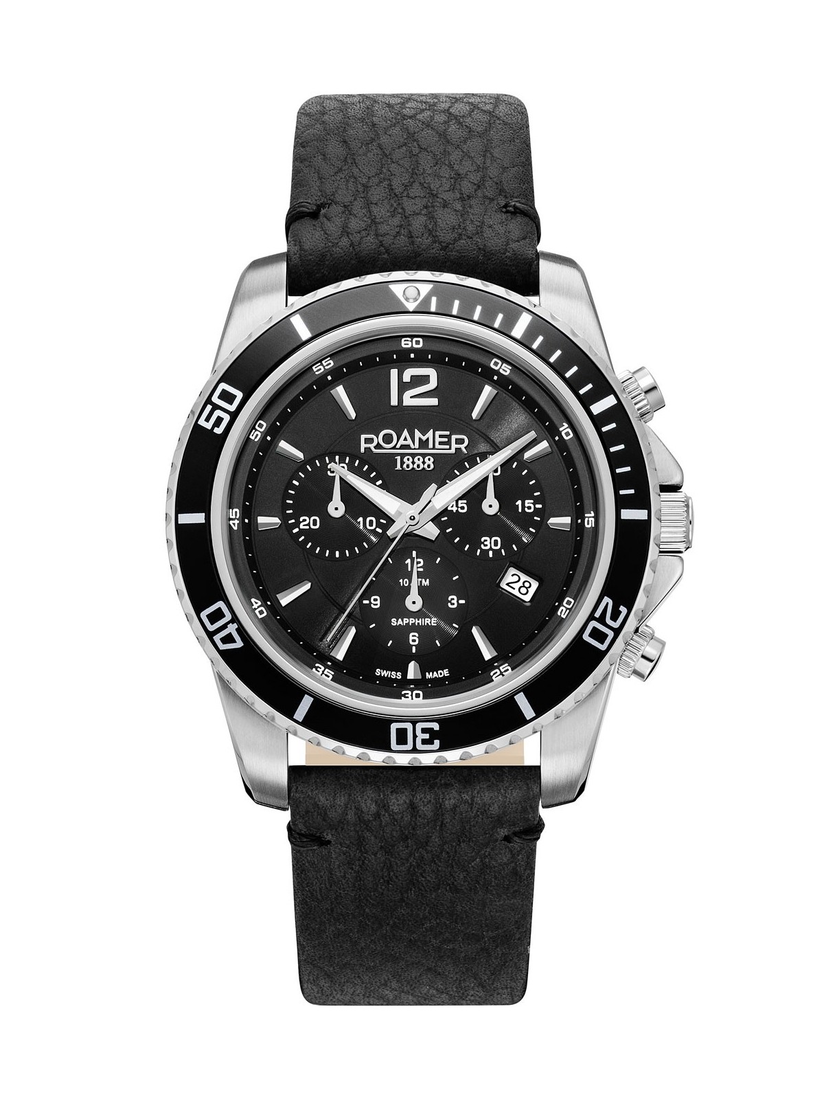 orologio uomo Roamer 862837 41 55 02 Mens Watch Nautic Chrono 100 Chronograph 43mm 10ATM