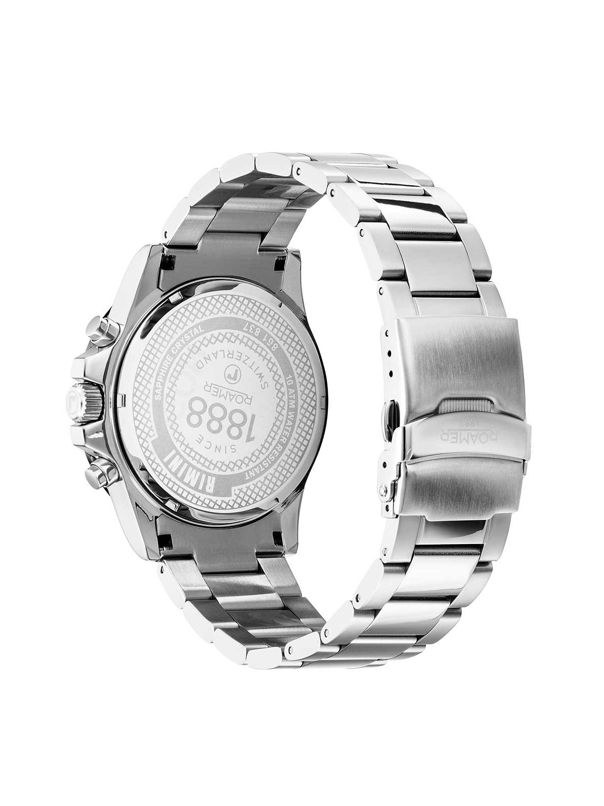 orologio uomo Roamer 861837 41 55 20 Mens Watch Rimini Chronograph 45mm 10ATM