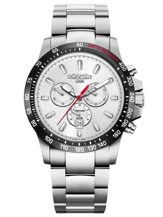 orologio uomo Roamer 861837 41 15 20 Mens Watch Rimini Chronograph 45mm 10ATM