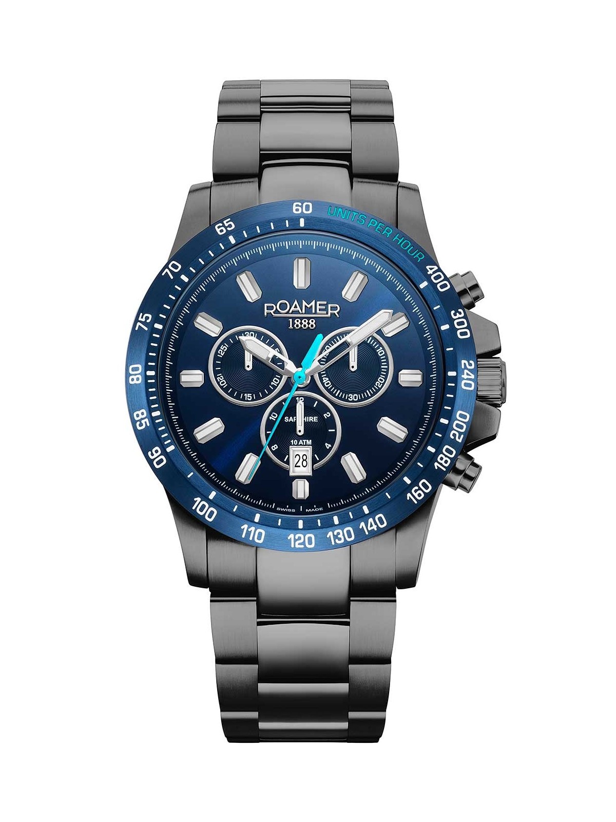 orologio uomo Roamer 861837 44 45 20 Mens Watch Rimini Chronograph 45mm 10ATM