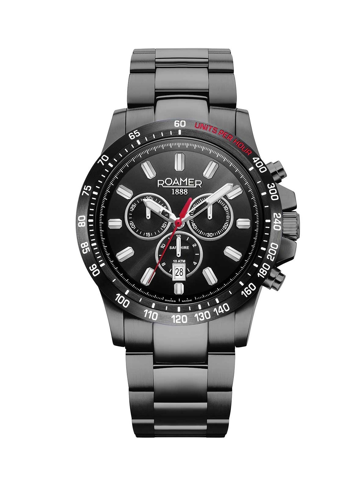 orologio uomo Roamer 861837 44 55 20 Mens Watch Rimini Chronograph 45mm 10ATM