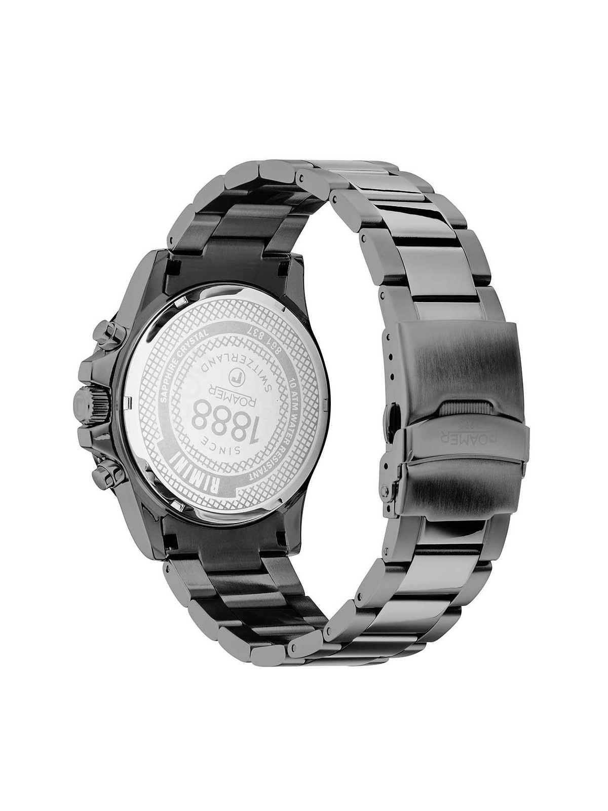 orologio uomo Roamer 861837 44 55 20 Mens Watch Rimini Chronograph 45mm 10ATM
