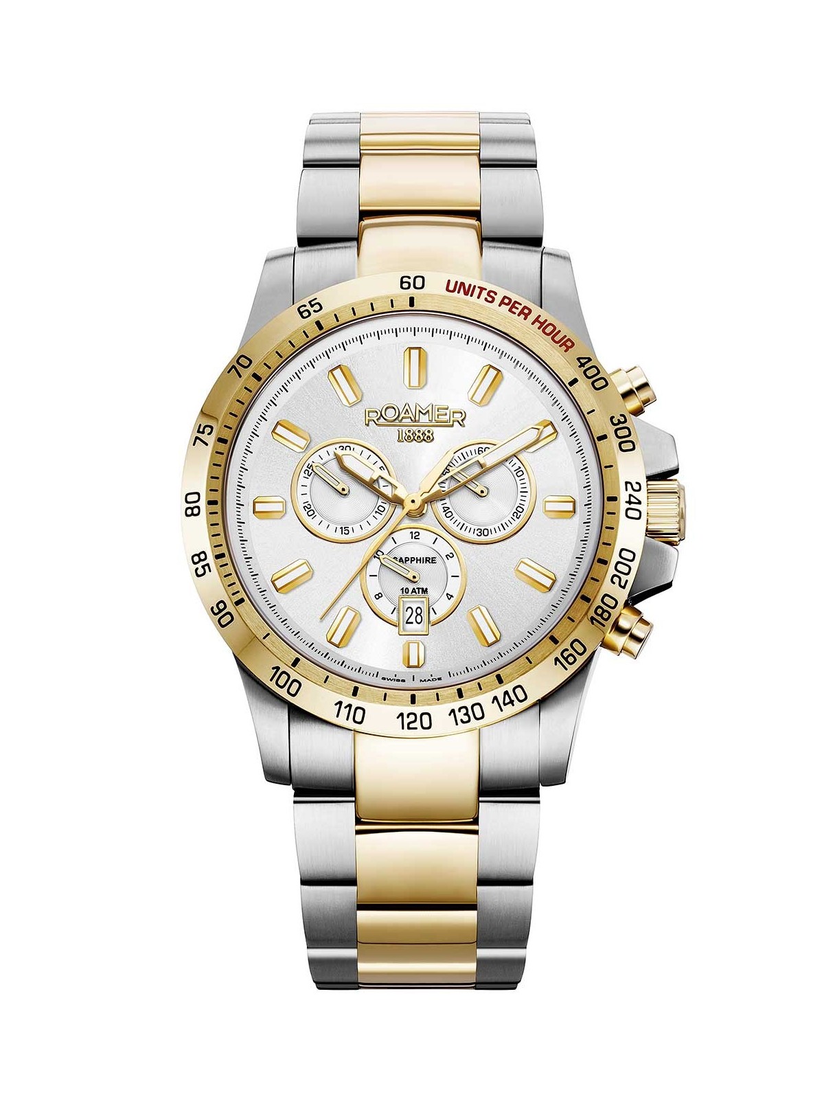 orologio uomo Roamer 861837 47 15 20 Mens Watch Rimini Chronograph 45mm 10ATM