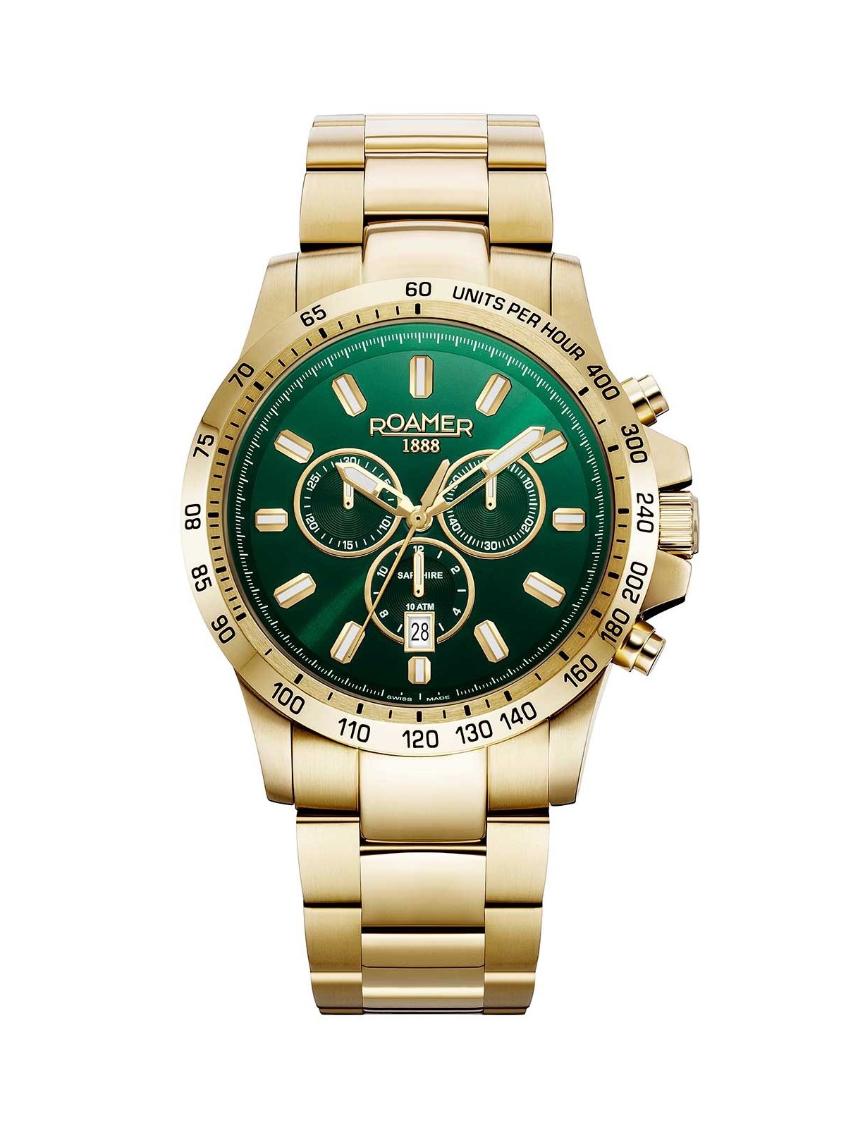 orologio uomo Roamer 861837 48 75 20 Mens Watch Rimini Chronograph 45mm 10ATM