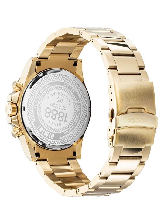 orologio uomo Roamer 861837 48 75 20 Mens Watch Rimini Chronograph 45mm 10ATM
