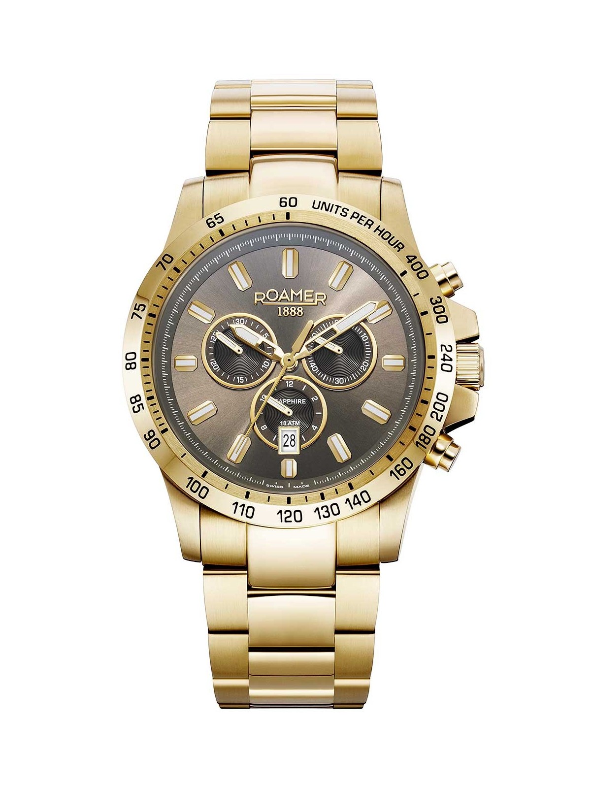orologio uomo Roamer 861837 48 55 20 Mens Watch Rimini Chronograph 45mm 10ATM