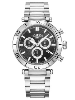 orologio uomo Roamer 994837 41 85 20 Mens Watch Toscana Chronograph 43mm 5ATM