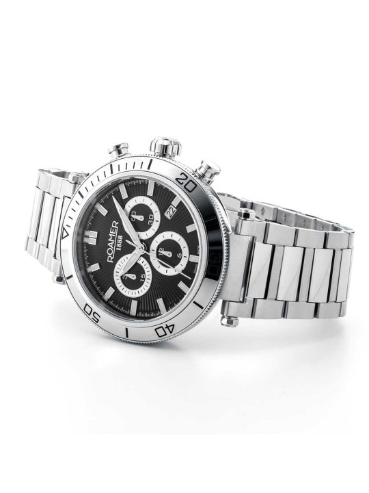 orologio uomo Roamer 994837 41 85 20 Mens Watch Toscana Chronograph 43mm 5ATM