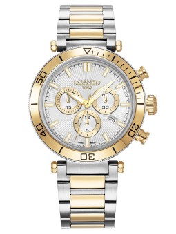 orologio uomo Roamer 994837 47 25 20 Mens Watch Toscana Chronograph 43mm 5ATM