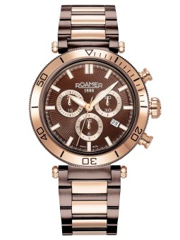 orologio uomo Roamer 994837 47 65 20 Mens Watch Toscana Chronograph 43mm 5ATM