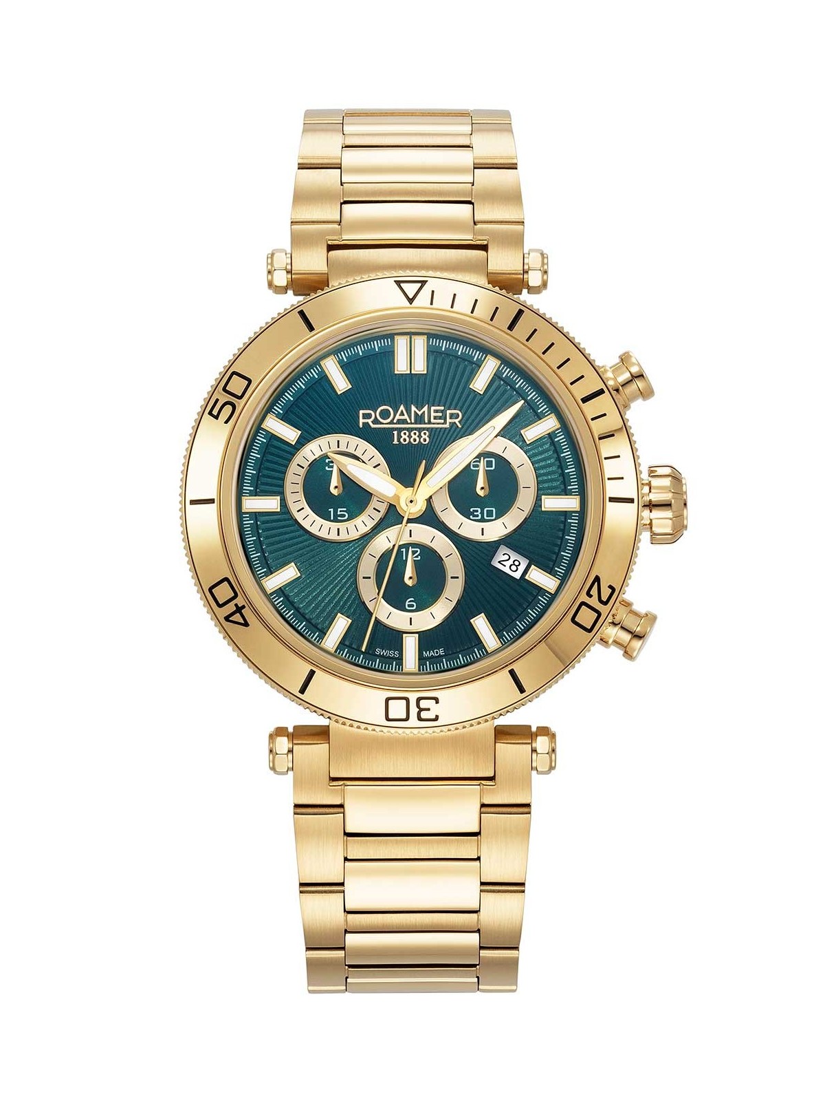 orologio uomo Roamer 994837 48 75 20 Mens Watch Toscana Chronograph 43mm 5ATM