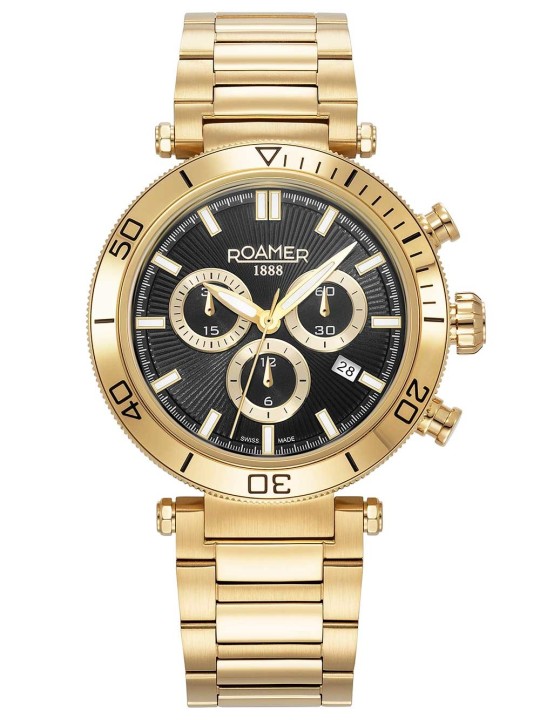 orologio uomo Roamer 994837 48 85 20 Mens Watch Toscana Chronograph 43mm 5ATM