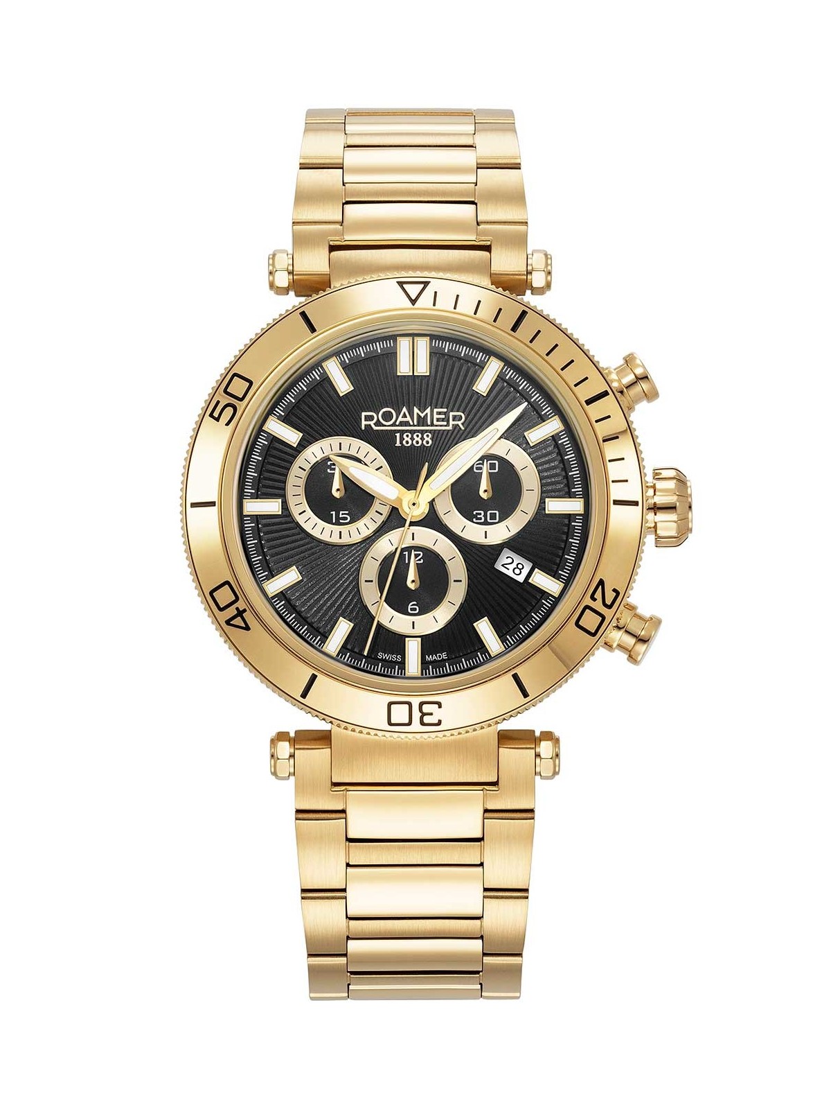 orologio uomo Roamer 994837 48 85 20 Mens Watch Toscana Chronograph 43mm 5ATM
