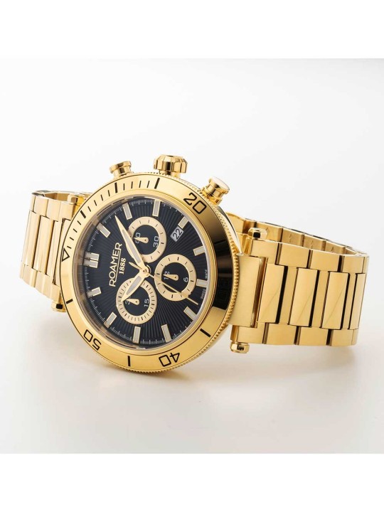 orologio uomo Roamer 994837 48 85 20 Mens Watch Toscana Chronograph 43mm 5ATM