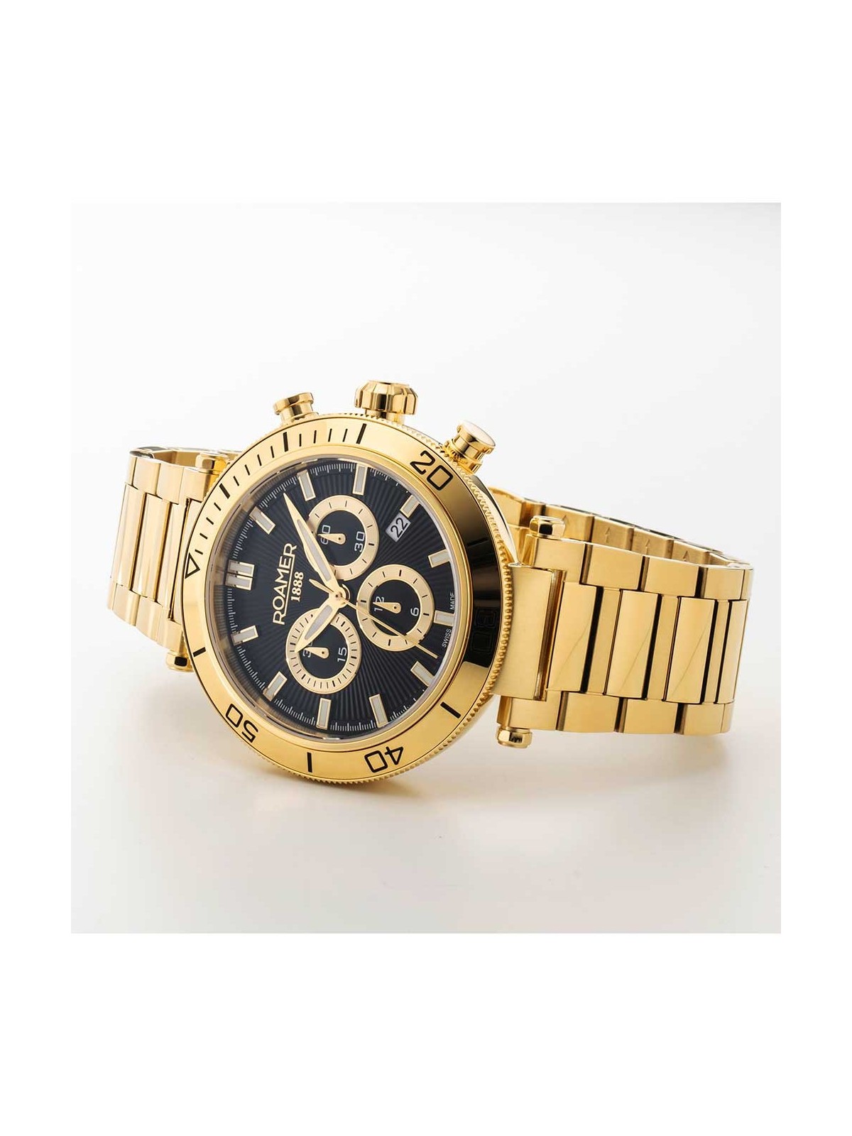 orologio uomo Roamer 994837 48 85 20 Mens Watch Toscana Chronograph 43mm 5ATM