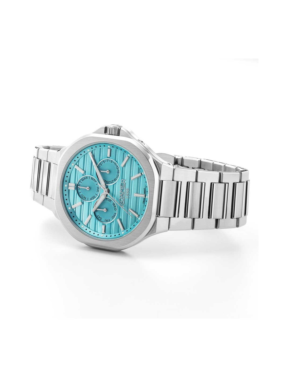 orologio uomo Roamer 995989 41 05 20 Mens Watch Spirit of Time full calendar 42mm 3ATM
