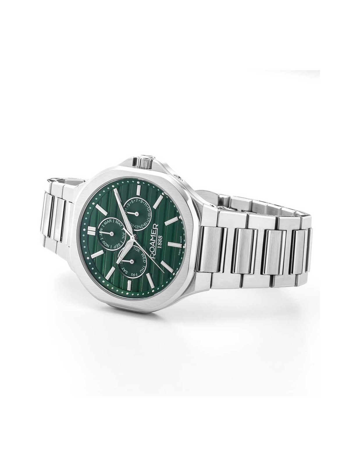 orologio uomo Roamer 995989 41 75 20 Mens Watch Spirit of Time full calendar 42mm 3ATM