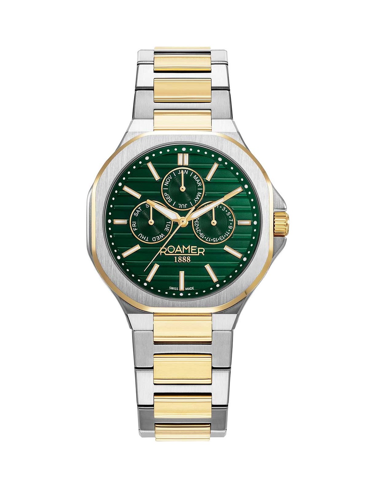 orologio uomo Roamer 995989 47 75 20 Mens Watch Spirit of Time full calendar 42mm 3ATM
