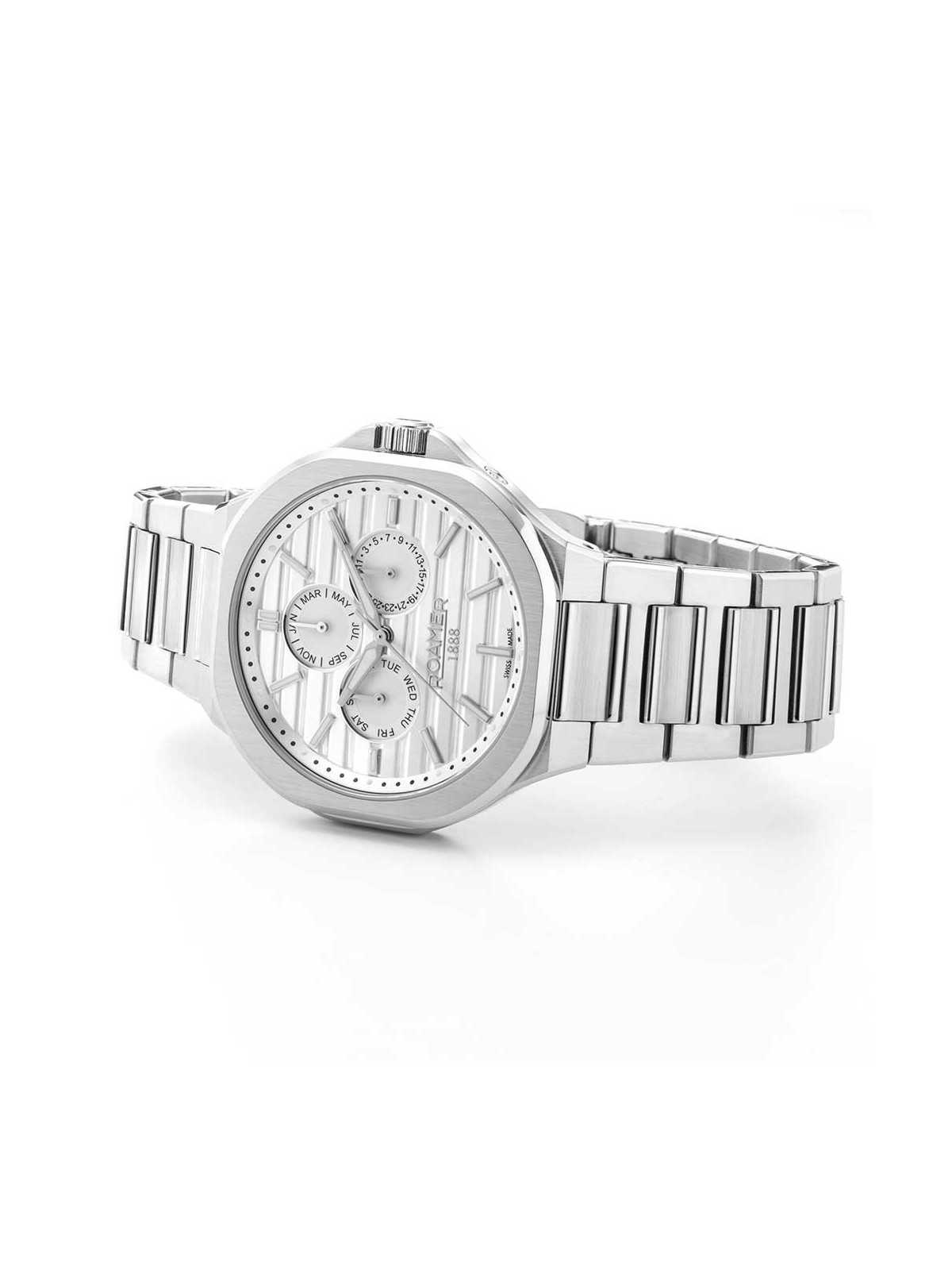 orologio uomo Roamer 995989 41 25 20 Mens Watch Spirit of Time full calendar 42mm 3ATM