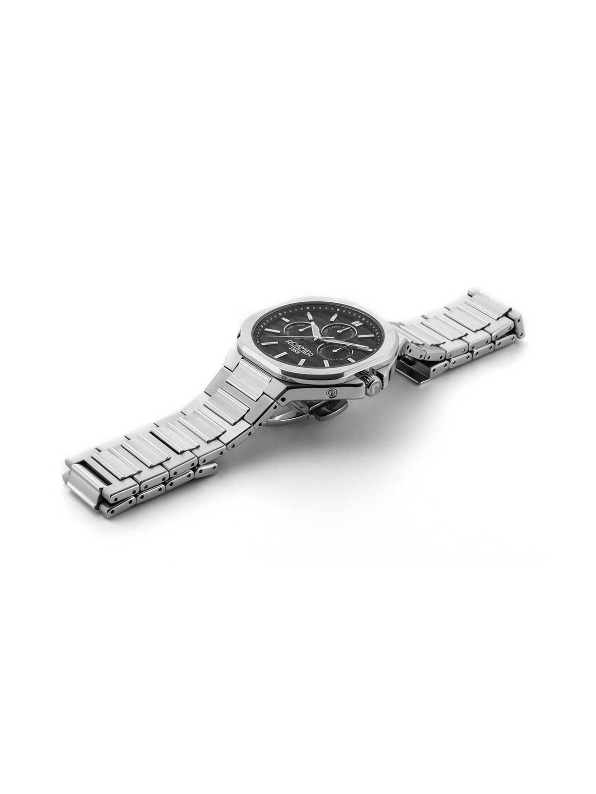 orologio uomo Roamer 995989 41 85 20 Mens Watch Spirit of Time full calendar 42mm 3ATM