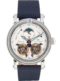 orologio uomo Carl von Zeyten CVZ0085WHS Mens Watch Schauinsland Automatic Limited 46mm 5ATM