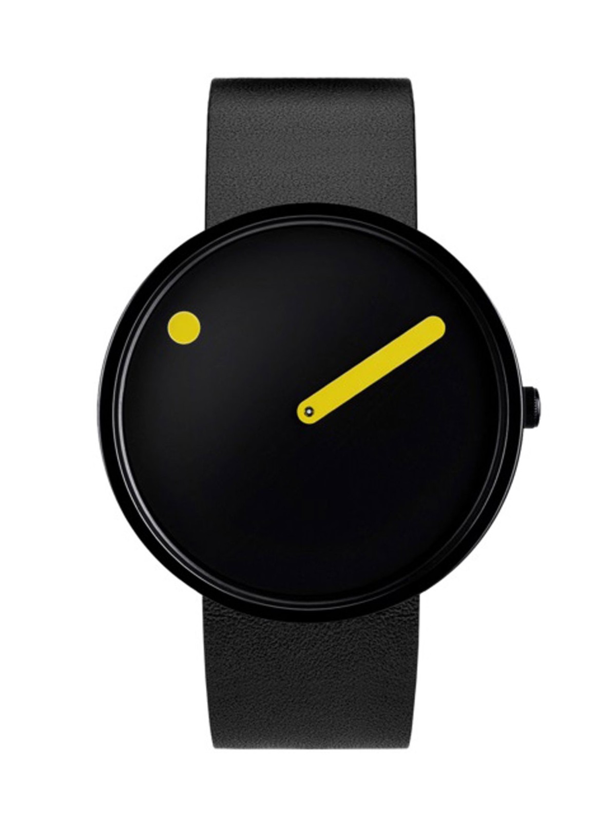 orologio unisex Picto 43388-4120B PICTO black and yellow 40mm 5ATM