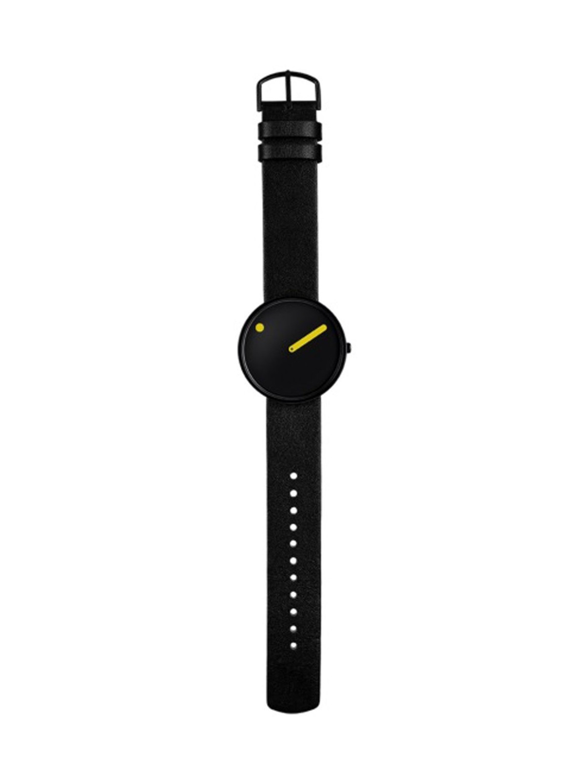 orologio unisex Picto 43388-4120B PICTO black and yellow 40mm 5ATM