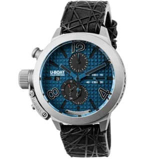 orologio uomo U-Boat 3003 Mens Watch Classico Titanium Blue Automatic Chronograph 45mm 10ATM