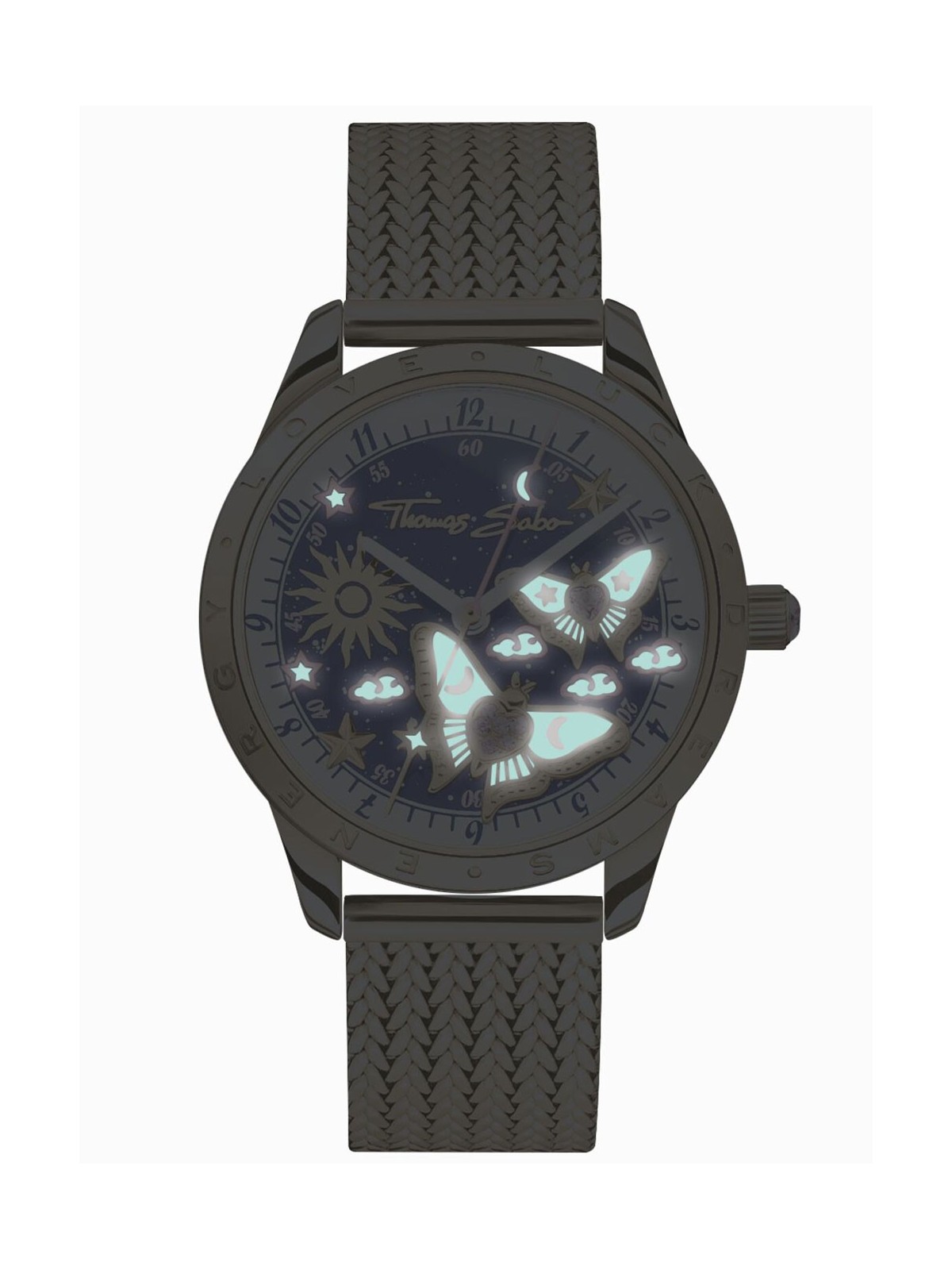 orologio donna Thomas Sabo WA0430-291-207-33 Ladies Watch butterflies gold-colored 33mm 5ATM