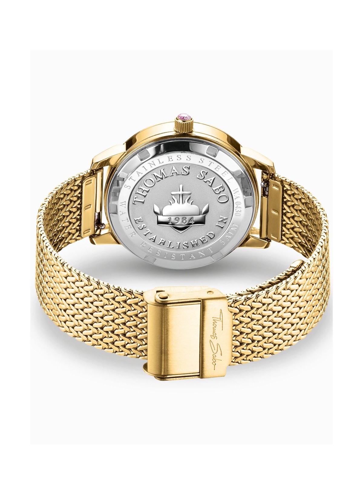 orologio donna Thomas Sabo WA0430-291-207-33 Ladies Watch butterflies gold-colored 33mm 5ATM