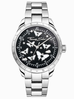 orologio donna Thomas Sabo WA0432-201-203-34 Ladies Watch Butterflies silver colored 34mm 10ATM