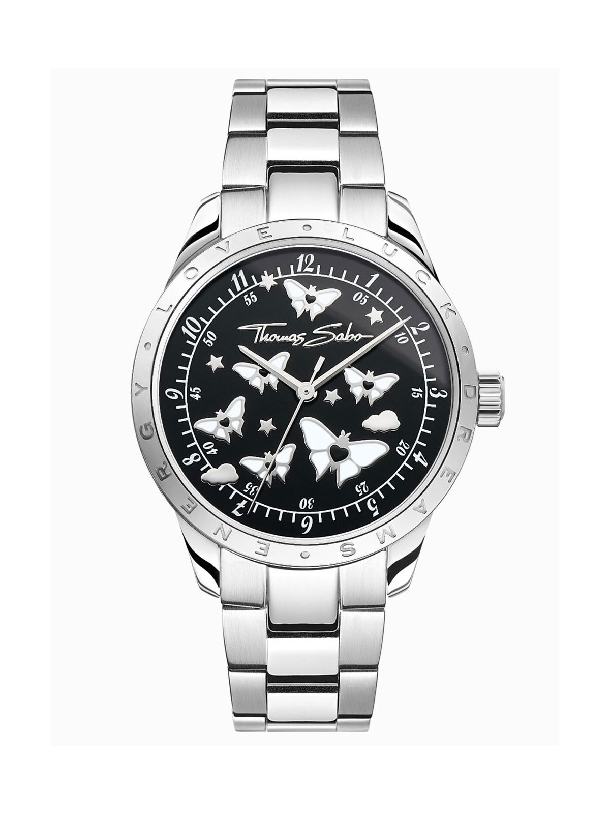 orologio donna Thomas Sabo WA0432-201-203-34 Ladies Watch Butterflies silver colored 34mm 10ATM