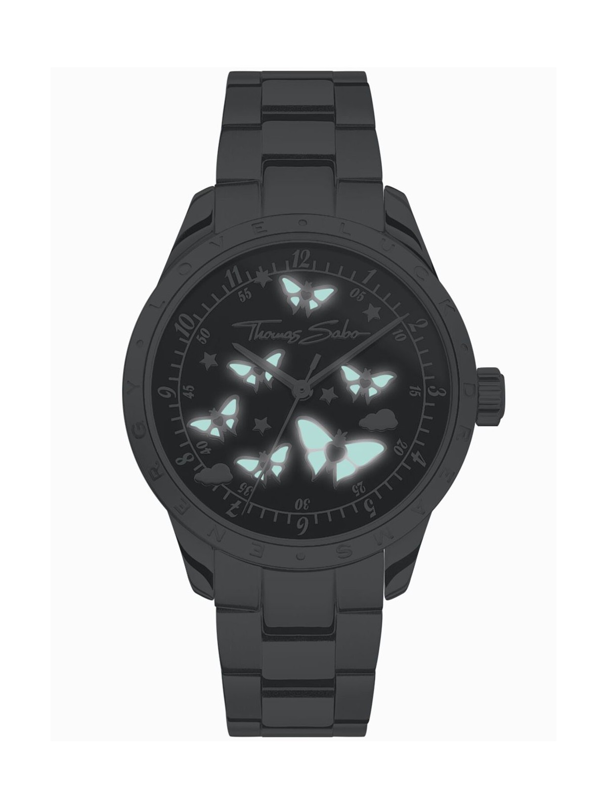 orologio donna Thomas Sabo WA0432-201-203-34 Ladies Watch Butterflies silver colored 34mm 10ATM