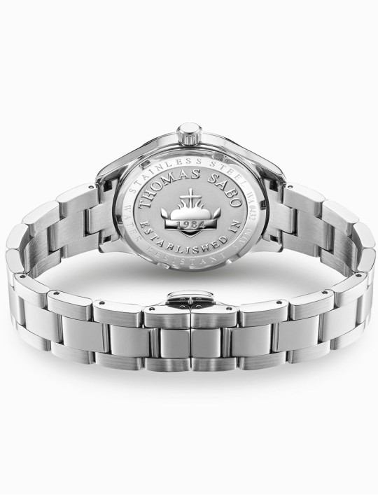 orologio donna Thomas Sabo WA0432-201-203-34 Ladies Watch Butterflies silver colored 34mm 10ATM