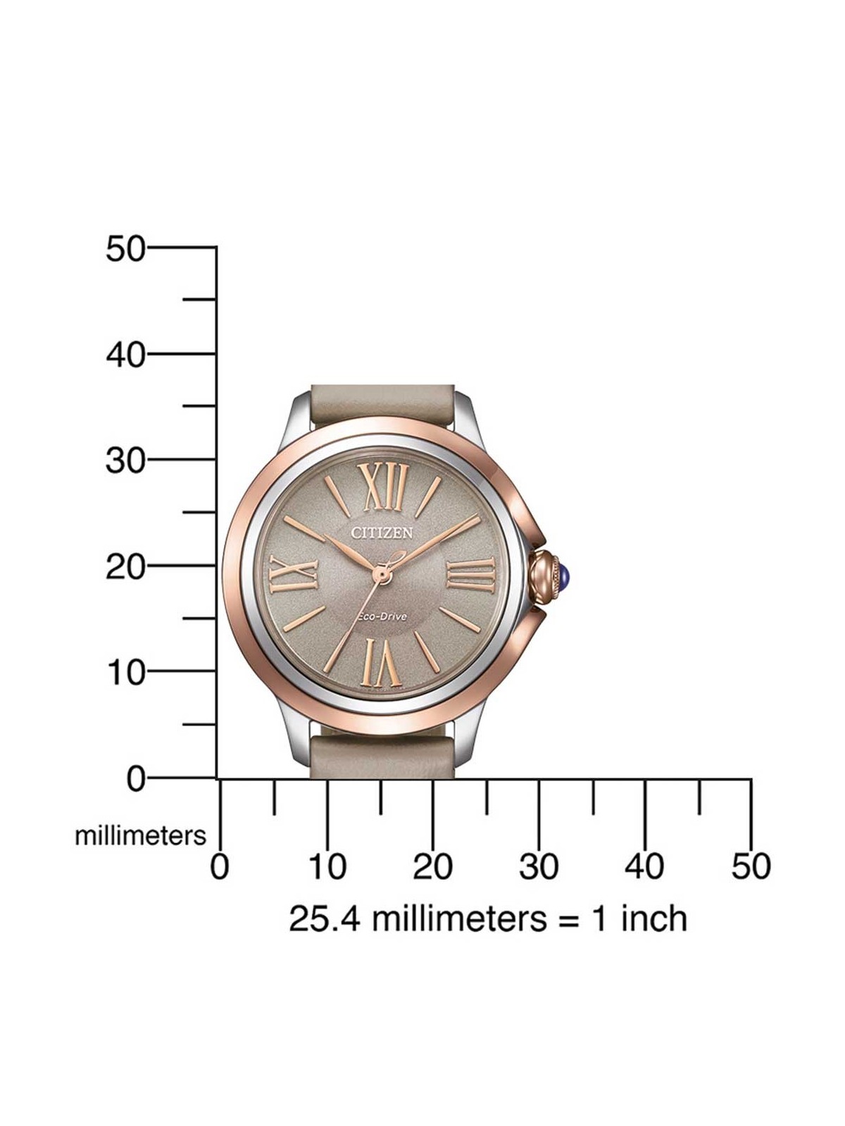orologio donna Citizen EM1166-01Z Ladies Watch Eco-Drive L Ceci 32mm 5ATM