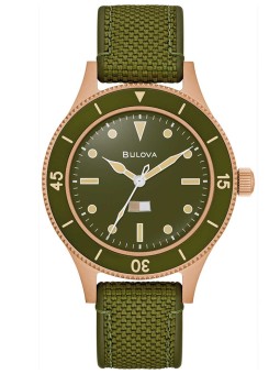 orologio uomo Bulova 98A324 Mens Watch MIL-SHIPS Bronze 150th Anniversary 41mm 20ATM