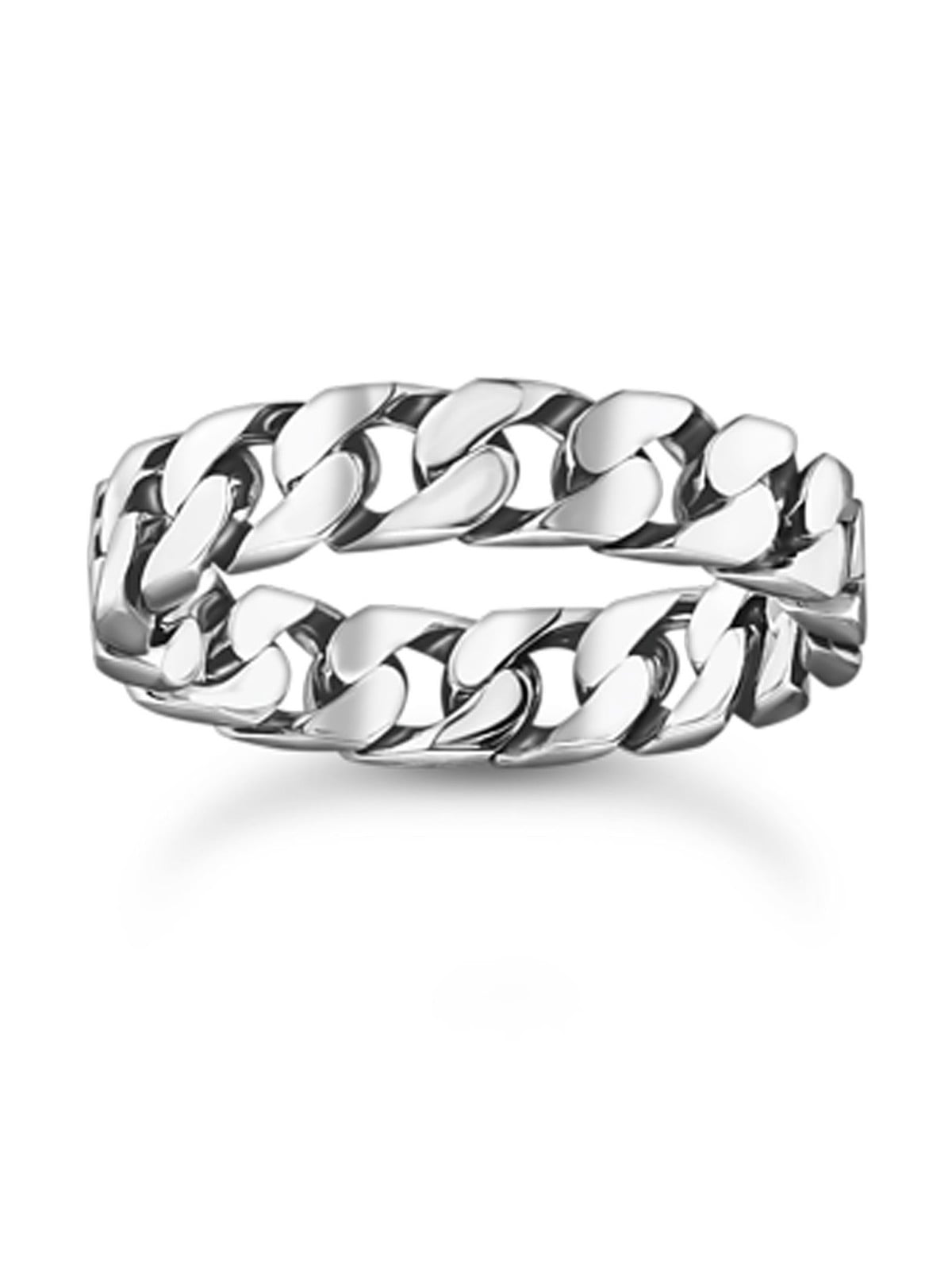 anello donna Thomas Sabo TR2496-637-21-56 ring - chain links silver Ladies